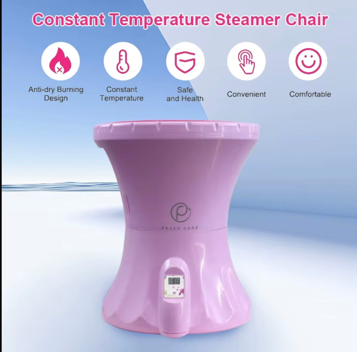 Portable Yoni Steam Seat with Digital Temperature Control