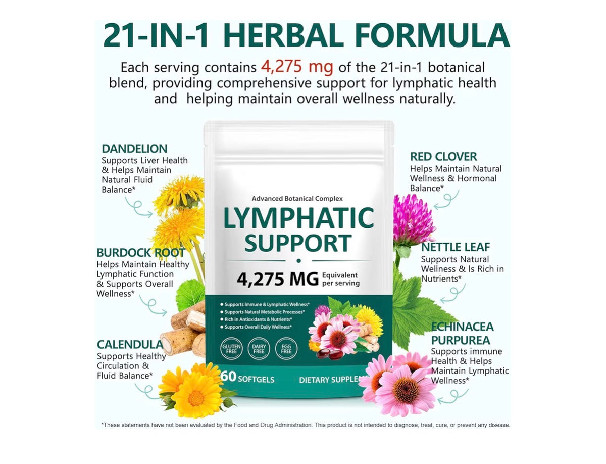 Lymphatic Support™ | 21-Botanical Herbal Wellness Complex