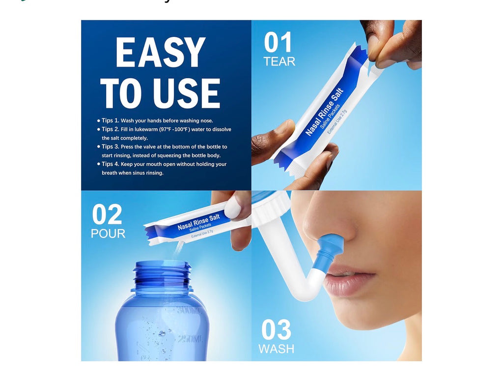Premium Nasal Irrigation & Sinus Cleansing System (300 mL)