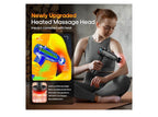 AERLANG Massage Gun with Heat Massager Deep Tissue Muscle Massager – 7 Heads, 20 Speeds, LCD Display & Carrying Case