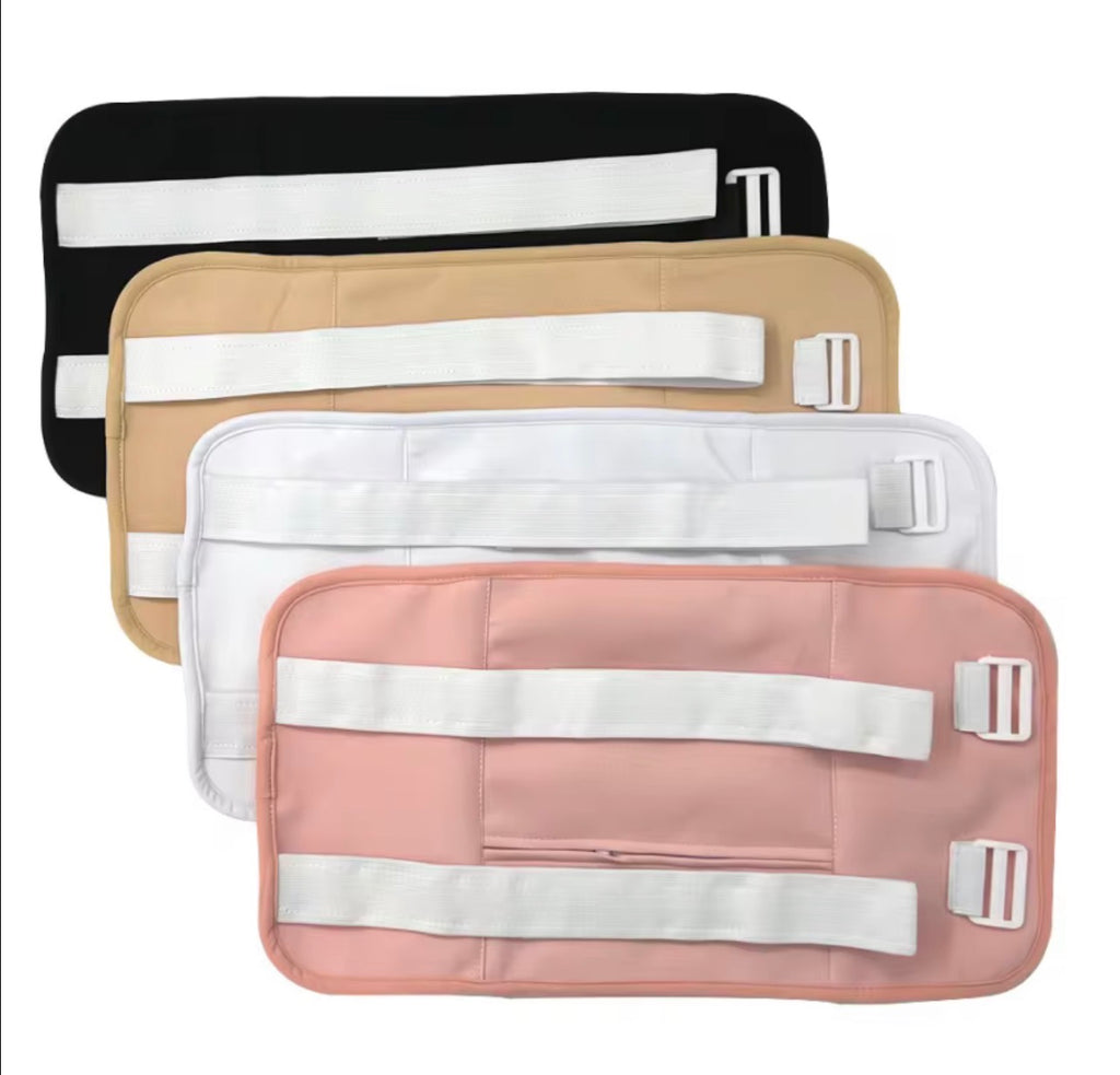 2-Piece Organic Castor Oil Therapy Wrap Set | Belly & Neck Wellness Kit