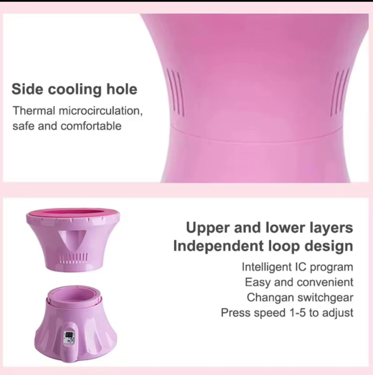 Portable Yoni Steam Seat with Digital Temperature Control
