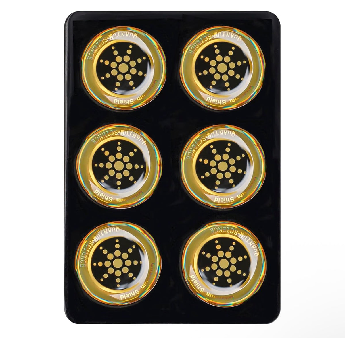 EMF Protection Sticker for Cell Phones, Tablets & Laptops | 6-Pack Quantum Shield
