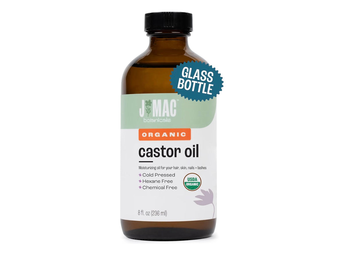Premium Cold-Pressed Castor Oil (8 oz)